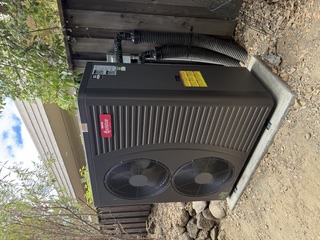 SpacePak heat pump with insulated line set