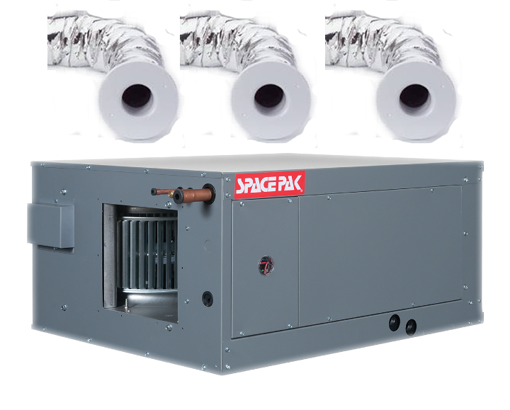 SpacePak high-velocity mini-ducted air handler
